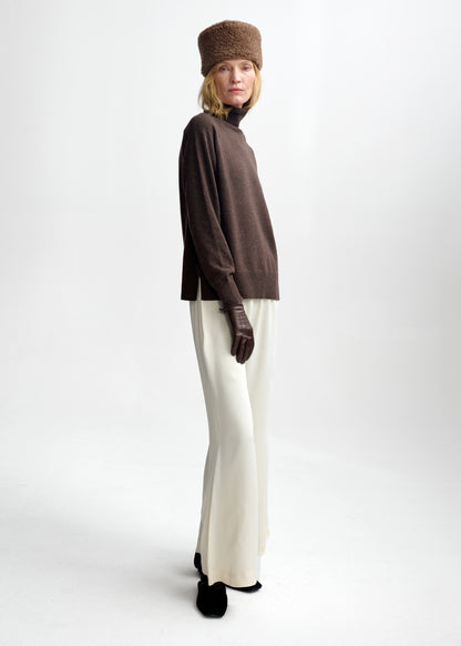 Christian Aks Zina wool cash turtleneck Knitwear 8069 Espresso