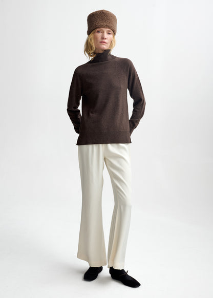 Christian Aks Zina wool cash turtleneck Knitwear 8069 Espresso