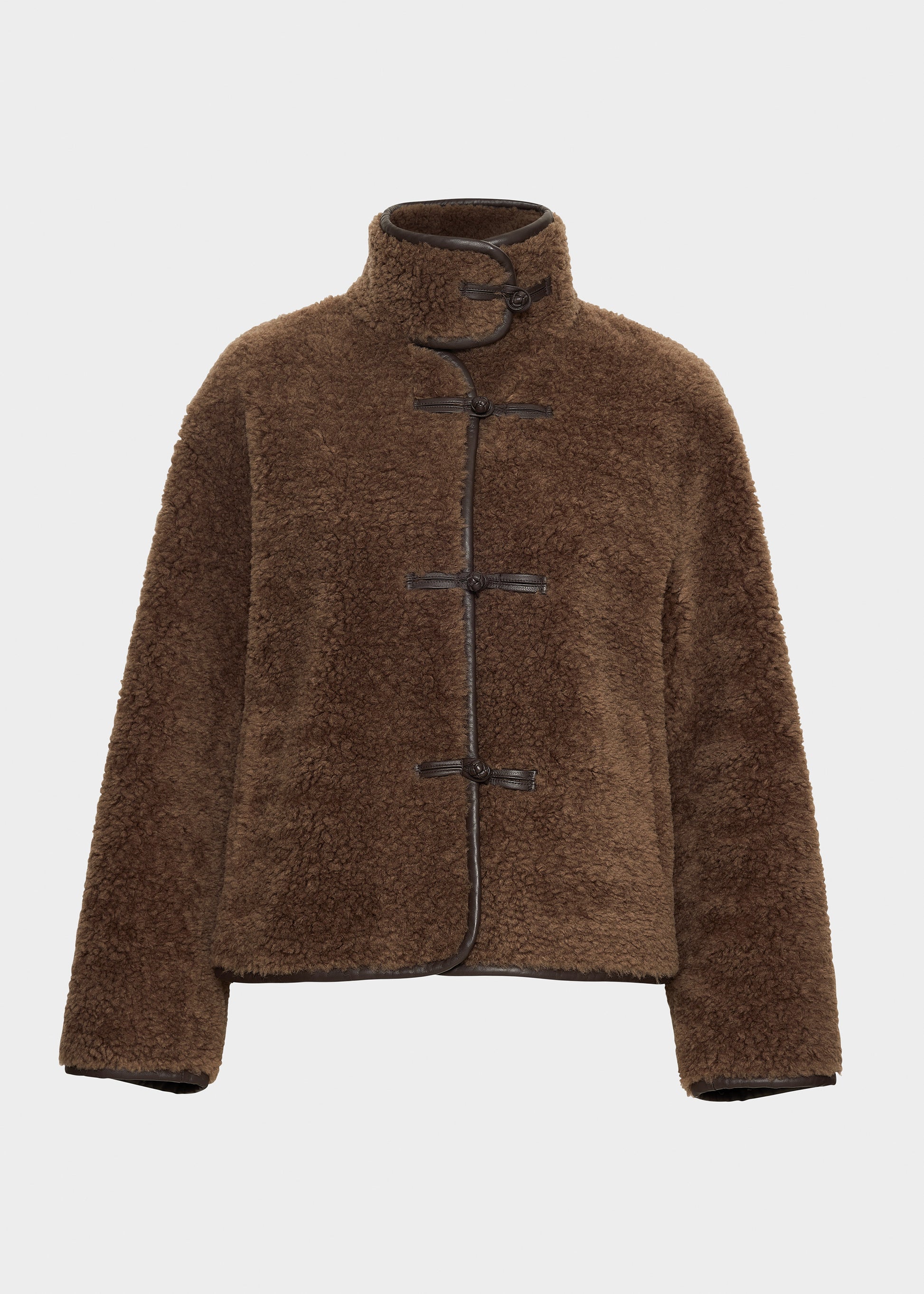 Christian Aks Zola lamb fur jacket Jackets 8026 Cappucino