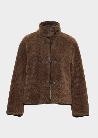 Christian Aks Zola lamb fur jacket Jackets 8026 Cappucino